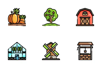 Farming And Gardening Icon Pack