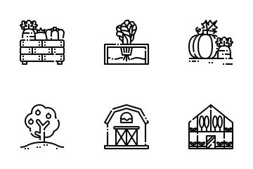 Farming And Gardening Icon Pack