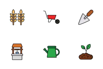 Farming And Gardening Icon Pack