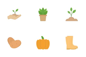 Farming And Gardening Icon Pack