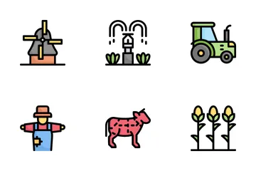 Farming Color Icon Pack