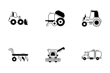 Farming Equipments Icon Pack