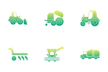 Farming Equipments Icon Pack