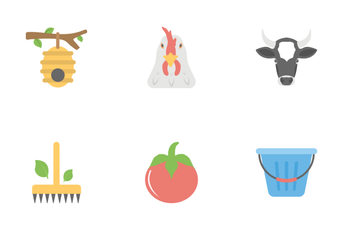 Farming Flat Icons  Icon Pack