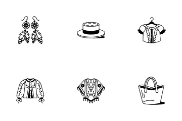 Fashion Drawings Icon Pack