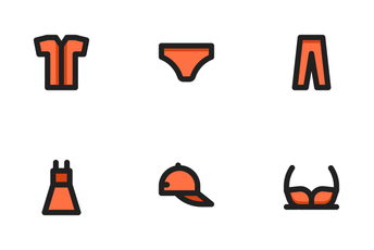 Fashion (Filled Outline) Icon Pack