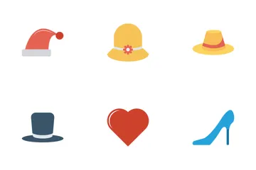 Fashion Flat Icons Icon Pack