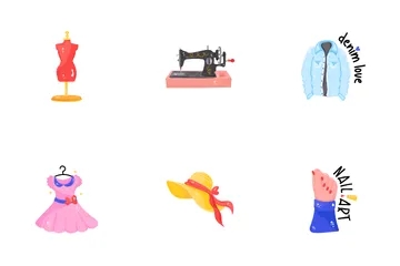 Fashion Stickers Icon Pack