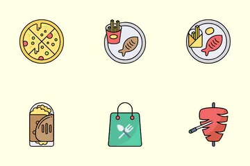 Fast And Junk Food Icon Pack