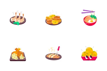 Fast Food Stickers Icon Pack