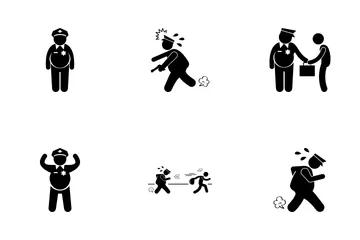 Fat Policeman Problems Icon Pack
