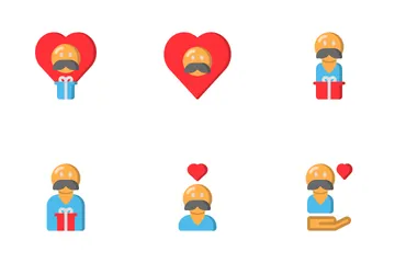 Father Day (Flat) Icon Pack
