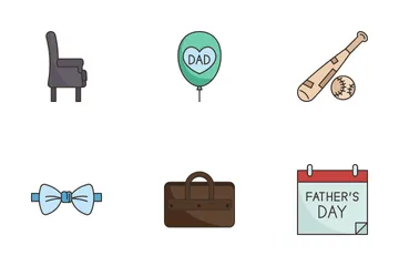 Fathers Day Icon Pack