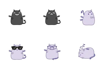 Fattie Emoji Icon Pack