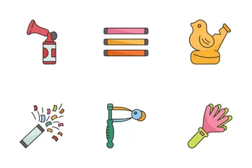 Fazedores de ruído e assobios Icon Pack