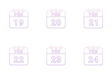 FEB DATE Icon Pack