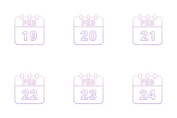 FEB DATE Icon Pack