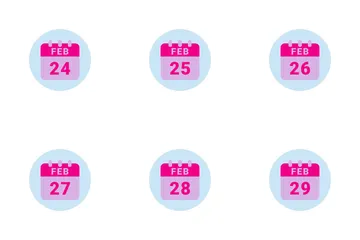 FEB DATE Icon Pack