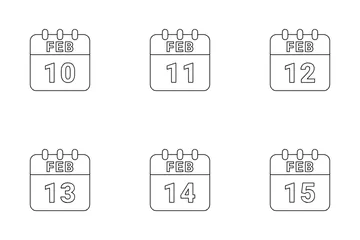 FEB DATE Icon Pack