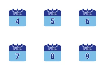 FEB DATE Icon Pack