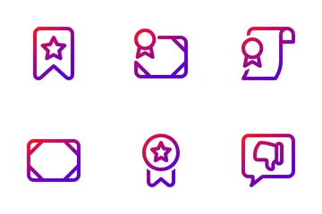 Feedback e recompensas Icon Pack