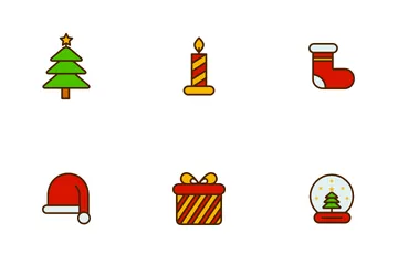 Feliz navidad Paquete de Iconos