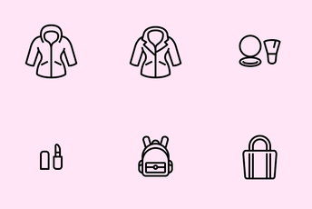 Female Clothing Icon Pack