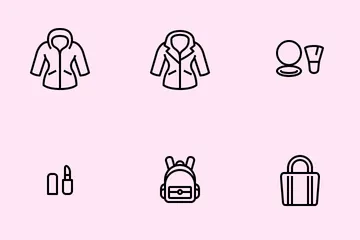 Female Clothing Icon Pack