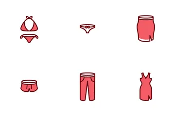 Female Clothing Icon Pack