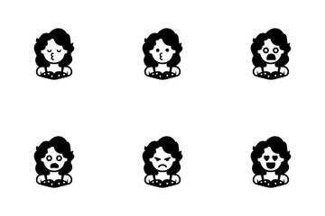 Female Emoticon Icon Pack