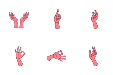 Feminine Hands Icon Pack