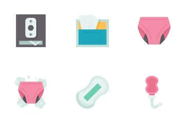 Feminine Hygiene Icon Pack