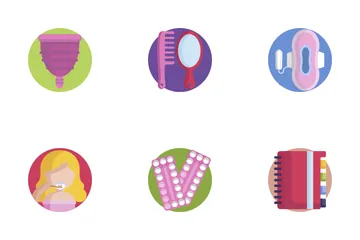 Feminine Hygiene Icon Pack