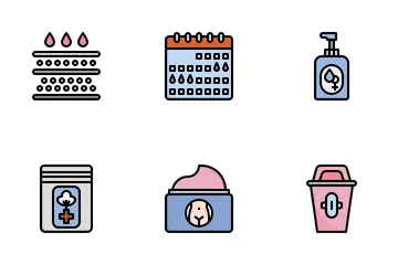 Feminine Hygiene Icon Pack