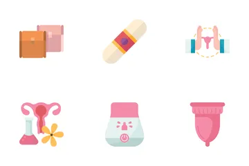 Feminine Hygiene Icon Pack