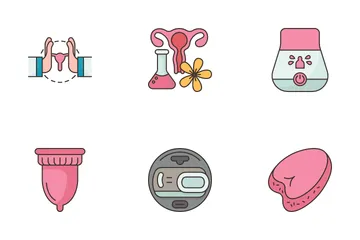 Feminine Hygiene Icon Pack