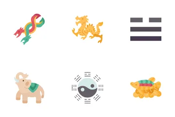 Feng Shui Symbols Icon Pack