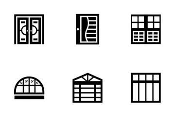Fensterläden Symbolpack