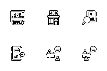 Feria de trabajo Paquete de Iconos