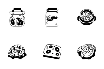 Fermented Pickles Icon Pack