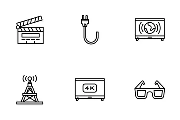 Fernsehen Symbolpack