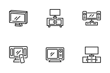 Fernsehen Symbolpack