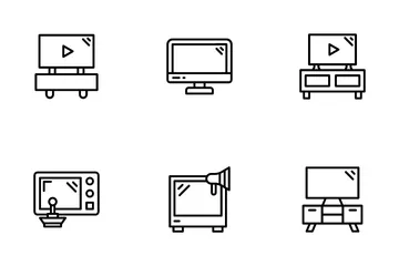 Fernsehen Symbolpack