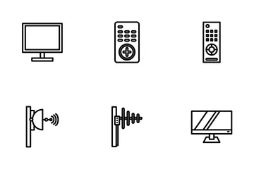 Fernsehen Symbolpack