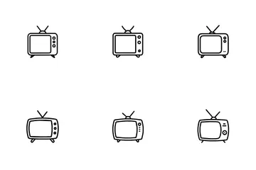 Fernseher Symbolpack