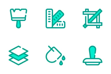 Ferramenta de projeto Pacote de Ícones