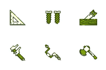 Ferramentas de carpintaria Pacote de Ícones