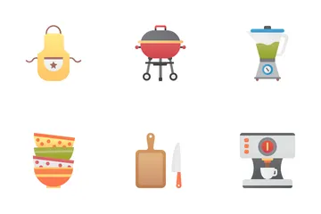 Utensílios de cozinha Icon Pack