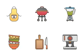 Utensílios de cozinha Icon Pack