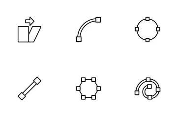 Ferramentas de design gráfico Pacote de Ícones